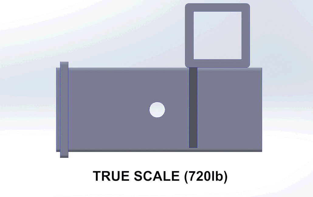 Torsion-Optimized High-Clearance Hitch