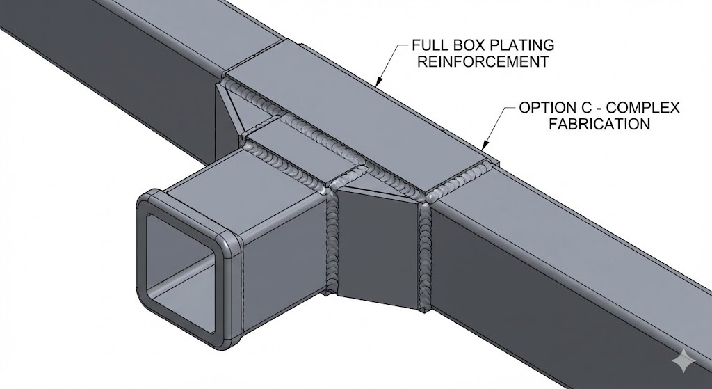Torsion-Optimized High-Clearance Hitch