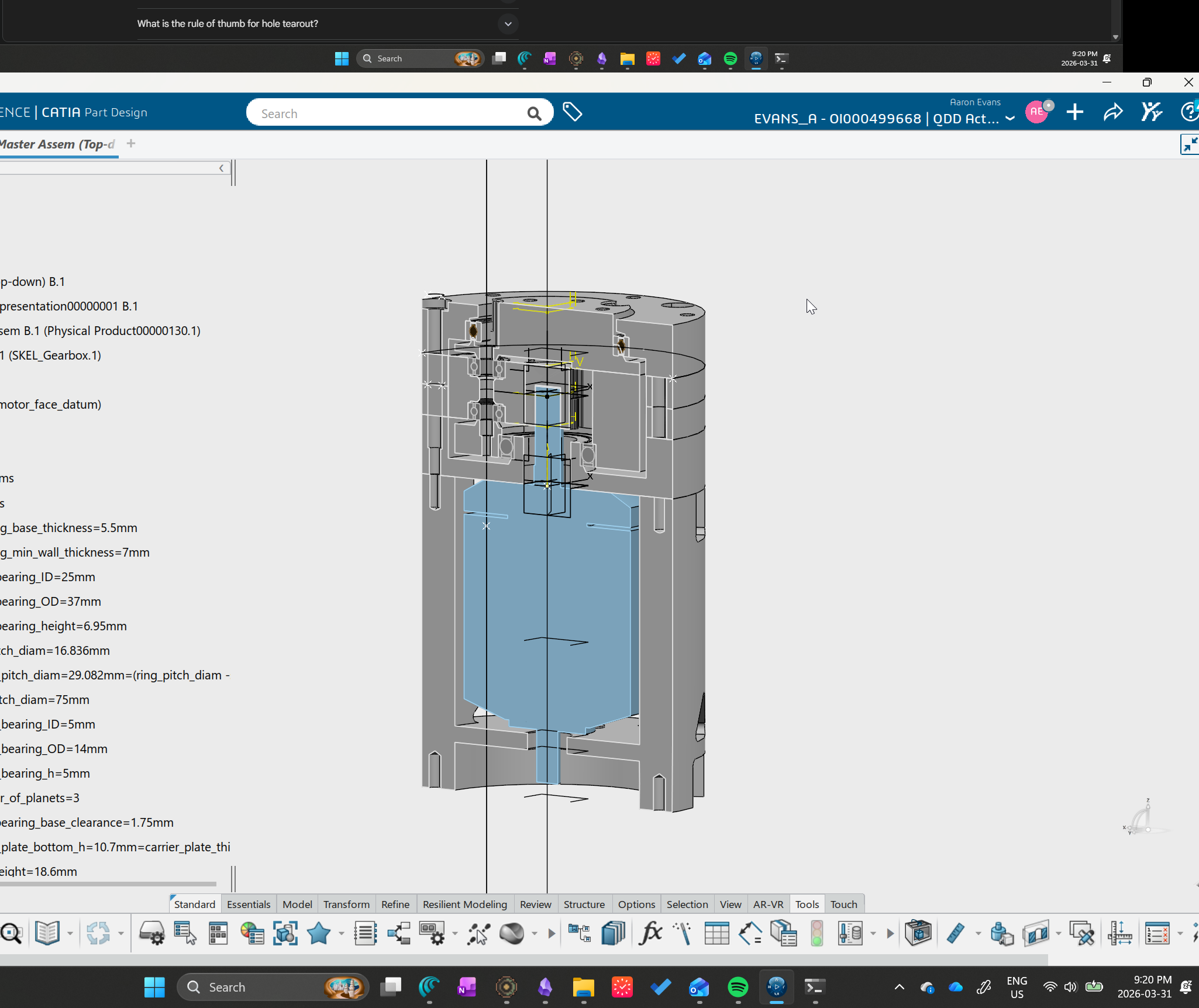 Rev 01 CAD cross-section