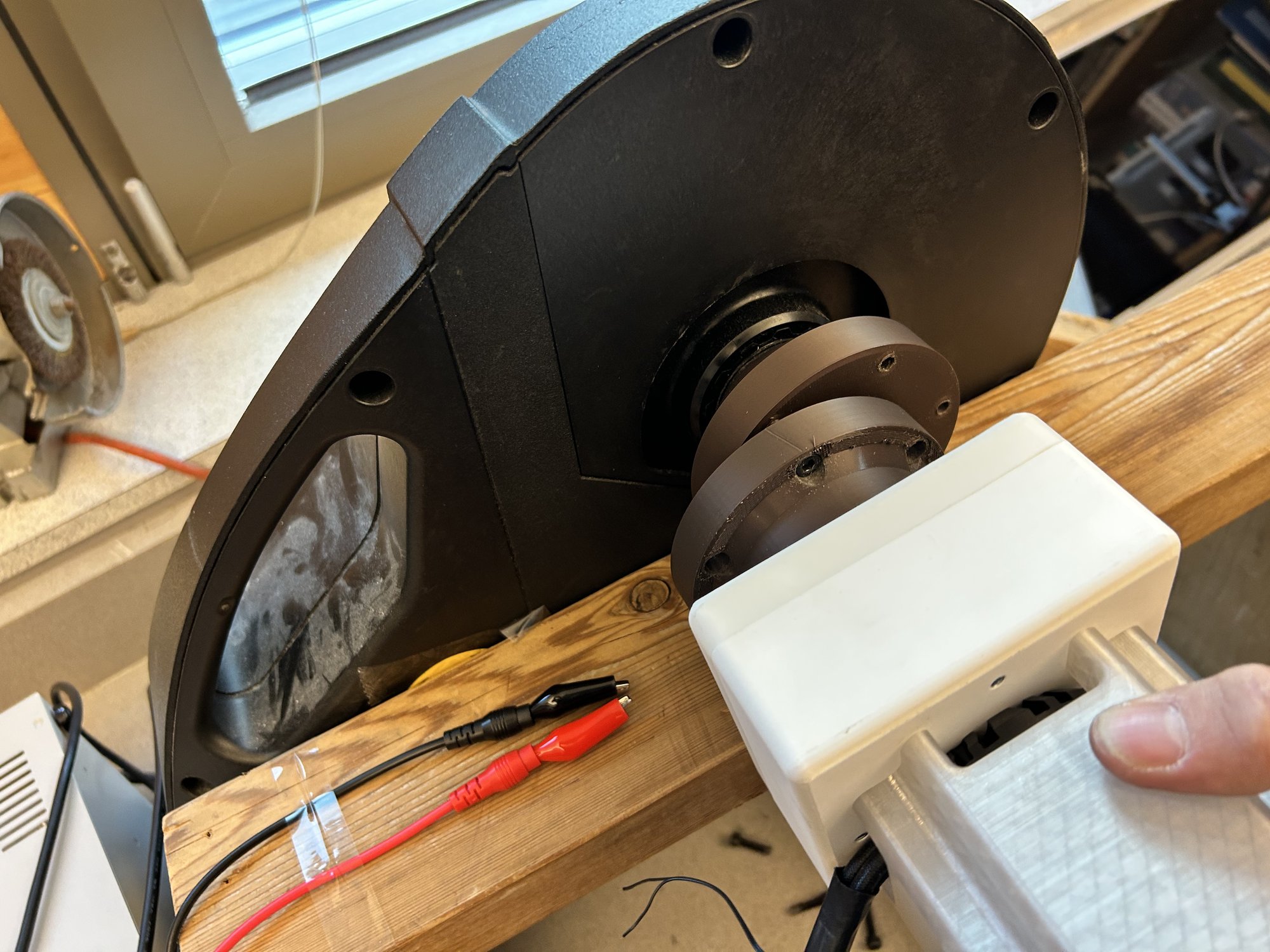 Rev 00B dyno coupling test setup