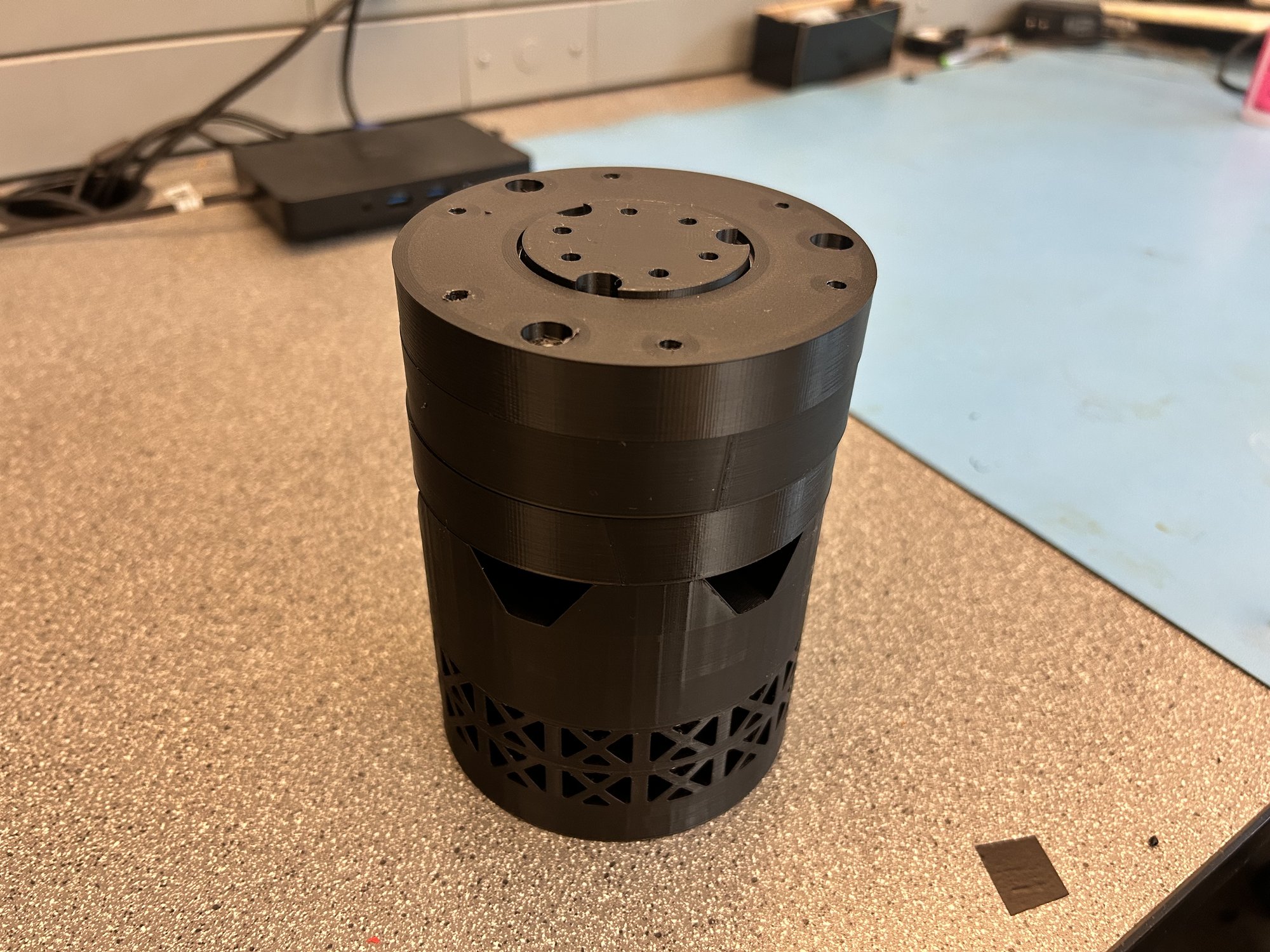 Rev 01 assembled with integrated motor housing